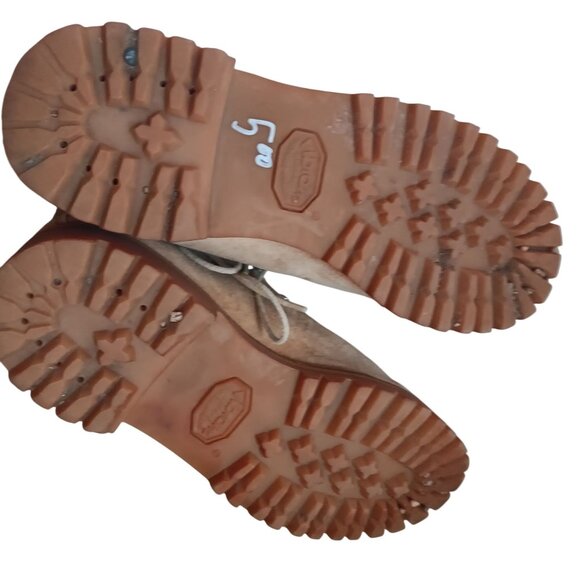 7.5 Womens Hiking Boots 80s Vintage Vibram Waffle Sole Mountaineering Wolverine - Picture 6 of 10